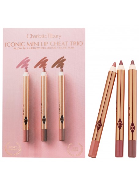 Лимитированный мини-набор Mini Iconic Lip Cheat Lip Liner Trio "Charlotte Tibury"
