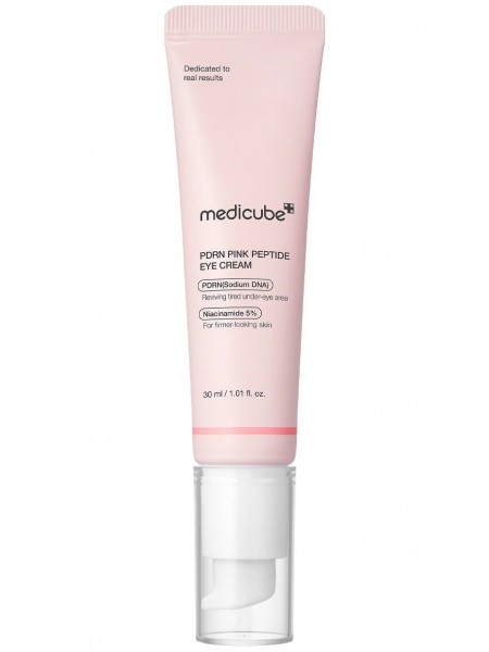 Омолаживающий крем для глаз с ПДРН, ретинолом и ниацинамидом PDRN Pink Peptide Eye Cream 30 мл "Medicube"