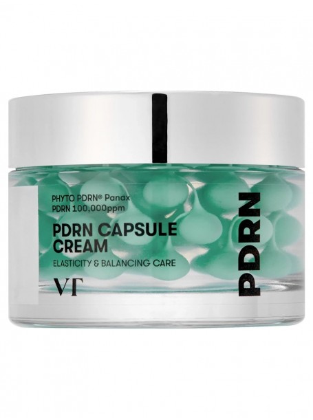 Увлажняющий капсульный крем с ПДРН и пептидами PDRN Capsule Cream 100 50 мл "VT Cosmetics"