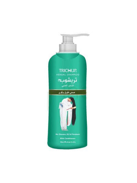 Шампунь для волос Healthy, Long and Strong Shampoo Здоровые, Длинные и сильные (700мл.) "Trichup"