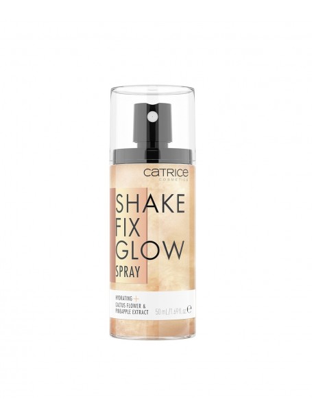 Спрей фиксирующий для макияжа с мерцанием Shake Fix Glow Spray, 50 мл "Catrice"
