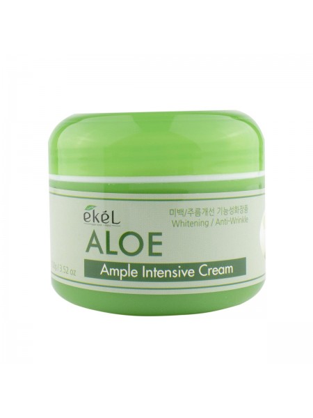 Крем для лица с экстрактом алое Ampule Intensive Cream Aloe 100 гр "Ekel"