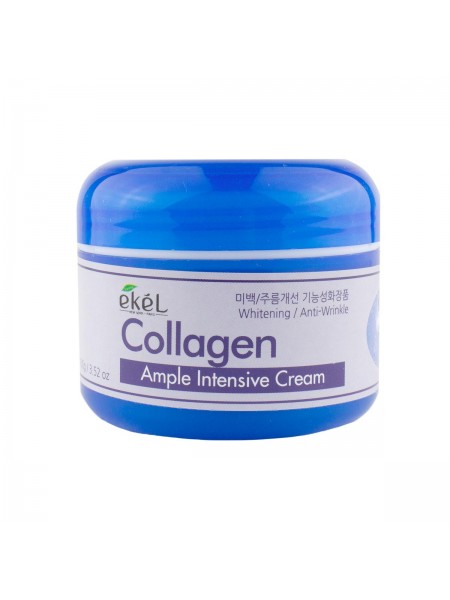 Крем для лица с коллагеном Ampule Intensive Cream Collagen 100 гр "Ekel"