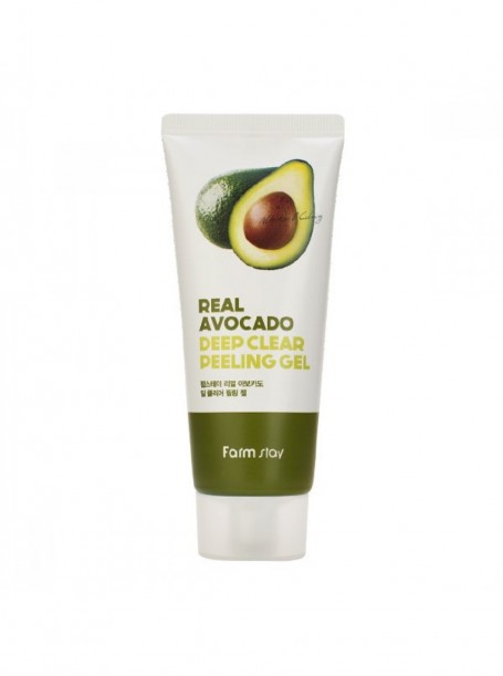 Пилинг-гель с экстрактом авокадо Real Avocado Deep Clear Peeling Gel "Farm Stay"
