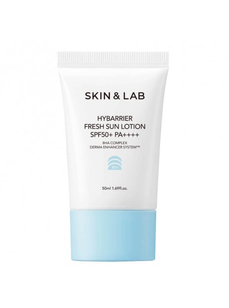  Солнцезащитный крем для сухой и чувствительной кожи  Hybarrier Fresh Sun Lotion "SKIN&LAB"