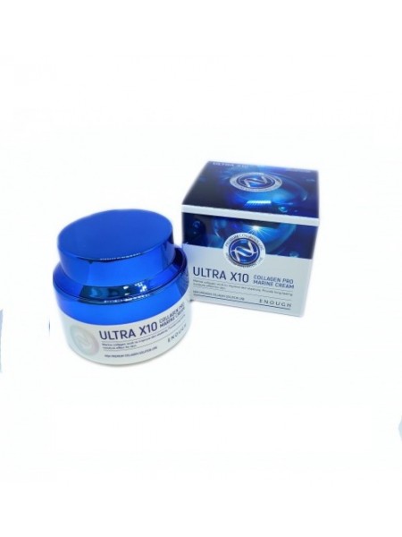 Питательный крем Ultra X10 Collagen Pro Marine Cream 50 мл "Enough"