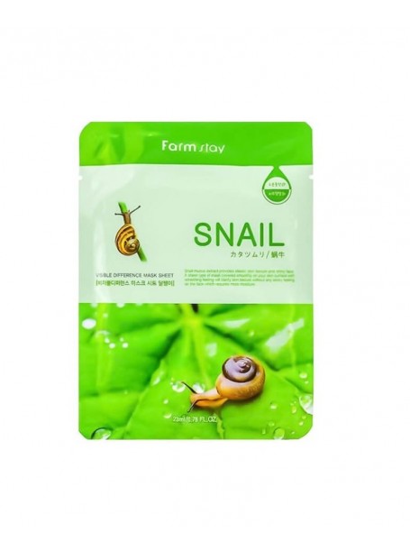 Маска для лица Visible Difference Mask Sheet Snail "Farm Stay"