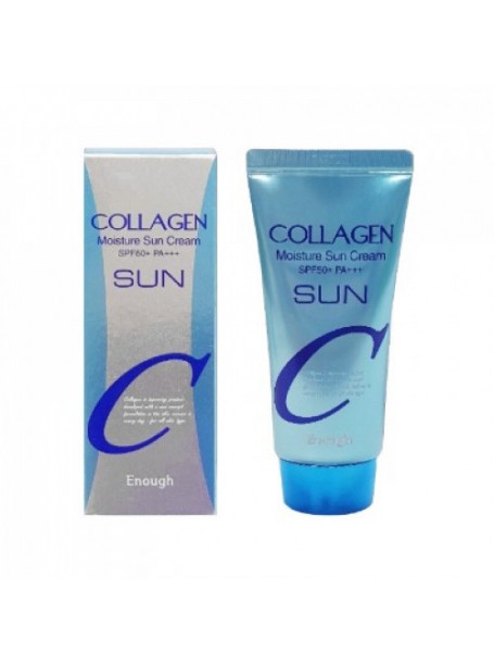 Увлажняющий солнцезащитный крем с коллагеном Enough Collagen Moisture Sun Cream SPF50+ PA++ "Enough"