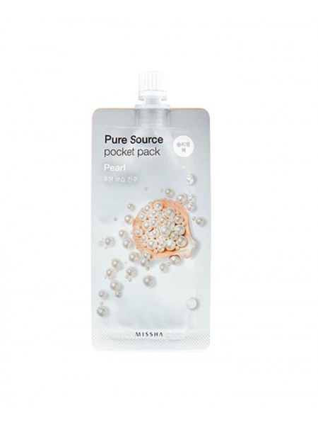 Ночная маска Pure Source Pocket Pack Pearl 10 мл "MISSHA"	