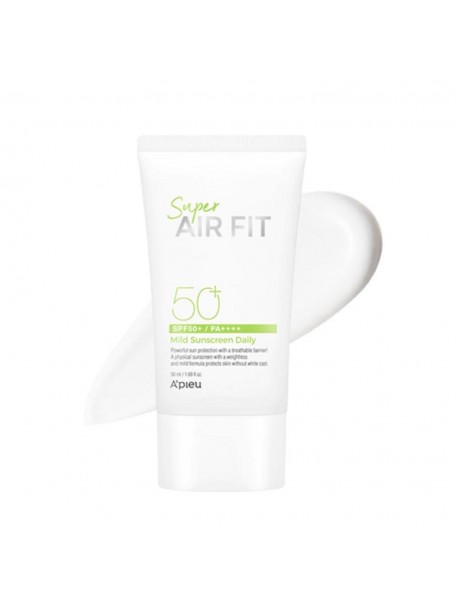 Солнцезащитный крем  Super Air Fit Mild Sunscreen Daily SPF50+ PA++++ 50 мл  "A`PIEU"
