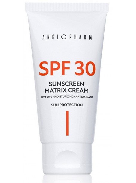 Солнцезащитный крем для лица SPF30"Angiopharm"