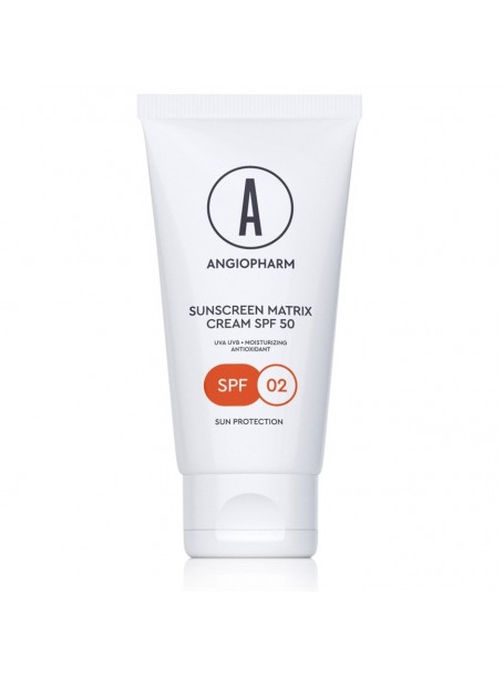 Солнцезащитный крем для лица SPF50 "Angiopharm"