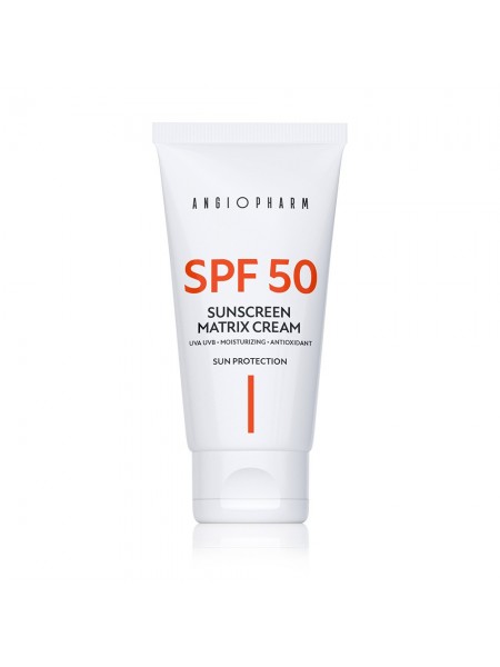 Солнцезащитный крем для лица SPF50 "Angiopharm"