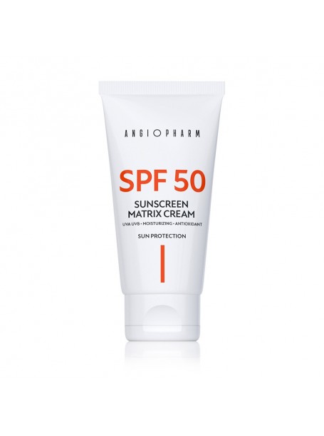 Солнцезащитный крем для лица SPF50 "Angiopharm"