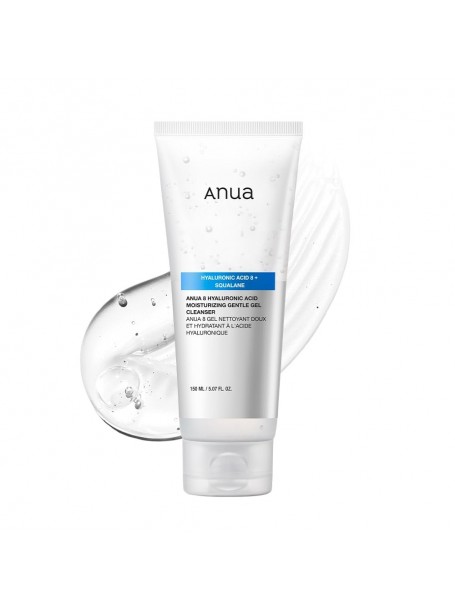 Гель для умывания с гиалуроновой кислотой 8 HYALURONIC ACID MOISTURIZING GENTLE GEL CLEANSER, 150 мл"Anua"