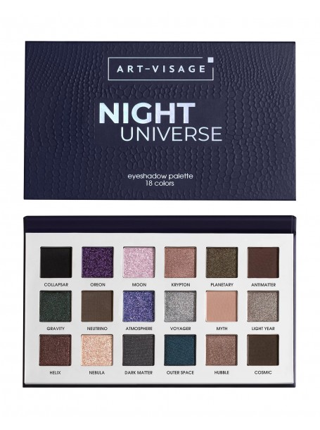 Палетка теней для век Night Universe Eyeshadow Palette "Art-Visage"