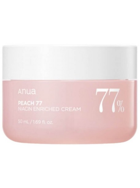 Интенсивный крем-пудинг для гладкой и сияющей кожи  Peach 77 Niacin Enriched Cream "Anua"