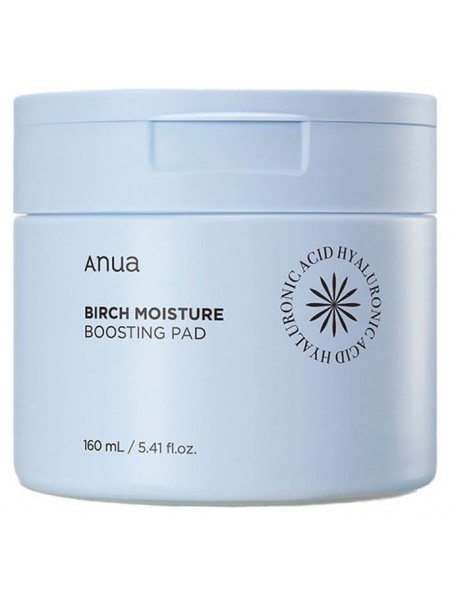 Увлажняющие пэды с берёзовым соком Birch Moisture Boosting Pad "Anua"