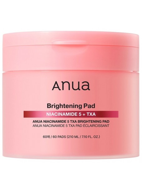 Осветляющие пэды с 5% ниацинамида и транексамовой кислотой Niacinamide 5 TXA 210мл  "Anua"