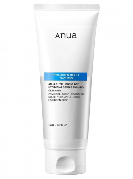Мягкая пенка для умывания Anua 8 Hyaluronic Acid Hydrating Gentle Foaming Cleanser "Anua"