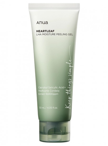 Отшелушивающий пилинг-гель с LHA-кислотой Heartleaf LHA Moisture Peeling Gel"Anua"
