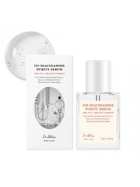 Осветляющая сыворотка с ниацинамидом и цинком Niacinamide Purity Serum "DR. ALTHE"