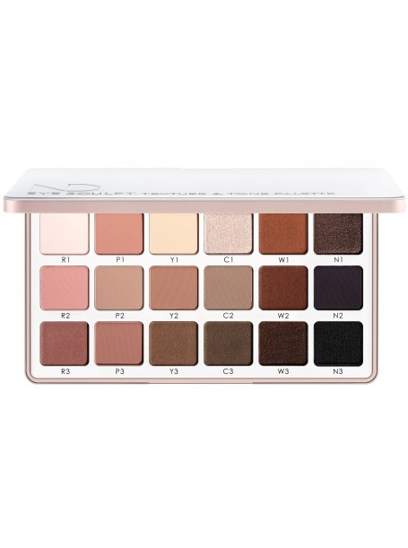 Палетка теней для век Eye Sculpt texture and tone eyeshadow palette - Soft "NATASHA DENONA"