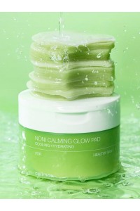 Успокаивающие тонер-пэды с экстрактом нони для сияния кожи The Real Noni Calming Glow Pad 50 шт "CELIMAX"
