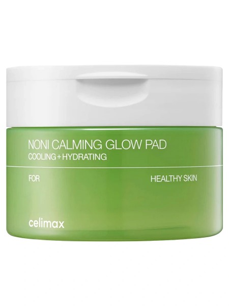 Успокаивающие тонер-пэды с экстрактом нони для сияния кожи The Real Noni Calming Glow Pad 50 шт "CELIMAX"
