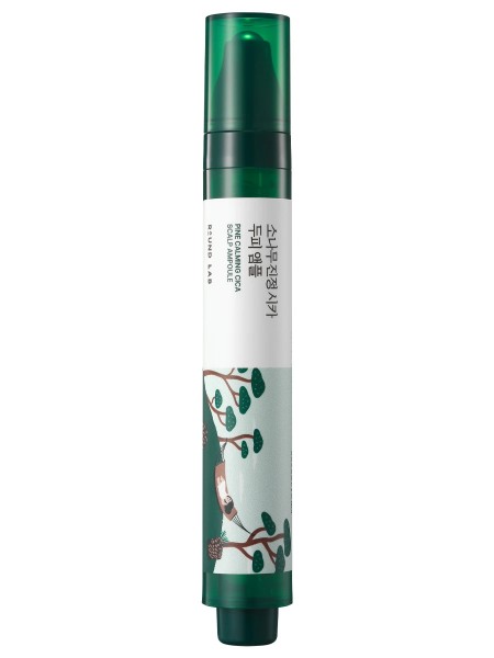 Ампула для кожи головы с экстрактами сосны и центеллы Pine Calming Cica Scalp Ampoule 15 мл  "Round Lab"