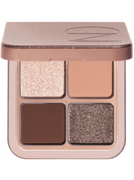 Компактная палетка теней для век Luxe Glam Compact Quad Eyeshadow Palette in Nude "NATASHA DENONA"