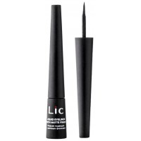 Подводка жидкая для глаз черная матовая Liquid Eyeliner Black Matte, 2.5мл "LIC"