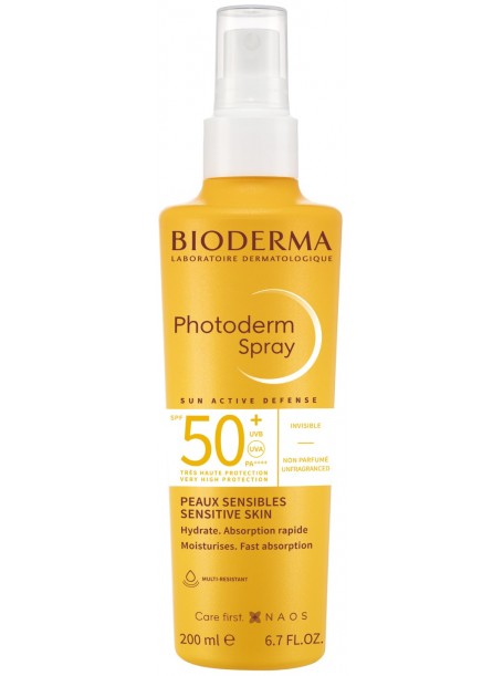 Солнцезащитный спрей для лица и тела SPF50+, 200 мл "Bioderma"