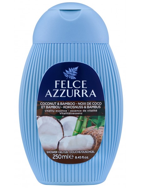 Парфюмированный гель для ванны и душа Coconut and Bamboo Vitality Essence Perfumed Body Wash 250 мл "Felce Azzurra"