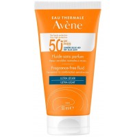 Солнцезащитный флюид SPF 50+ без отдушек, 50 мл "Avene"