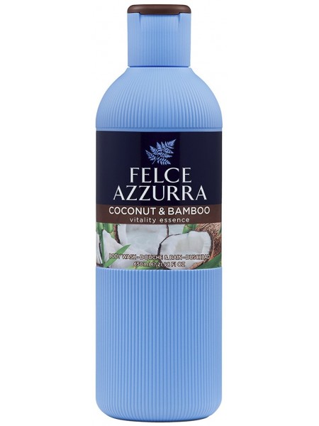 Парфюмированный гель для ванны и душа Coconut and Bamboo Vitality Essence Perfumed Body Wash 650 мл "Felce Azzurra"