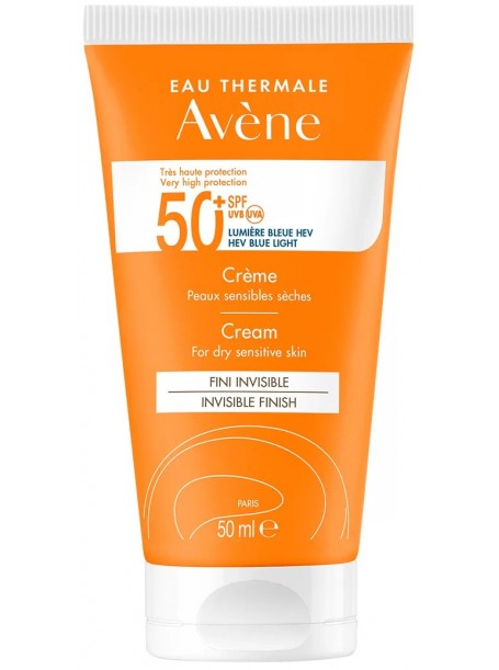 Солнцезащитный крем SPF50+ без отдушек 50 мл  "Avene"