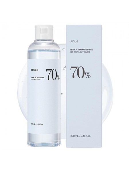 Увлажняющий тоник-бустер с берёзовым соком  Birch 70% Boosting Toner Moisture "Anua"