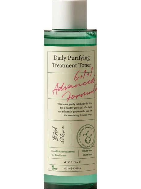 Тоник для проблемной кожи с центеллой и BHA-кислотой AXIS-Y Daily Purifying Treatment Toner 200 мл "AXIS-Y"