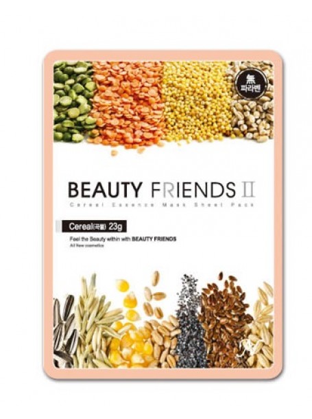 Маска тканевая  Essence Mask Sheet Pack  Cereal (Зерновая) "Beauty Friends"