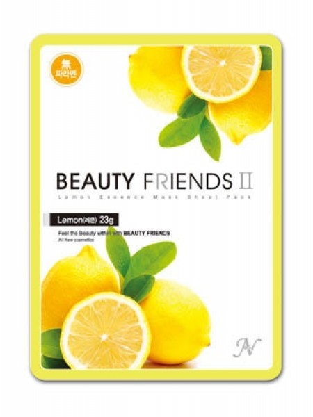 Маска тканевая Essence Mask Sheet Pack Lemon (Лимон) "Beauty Friends"