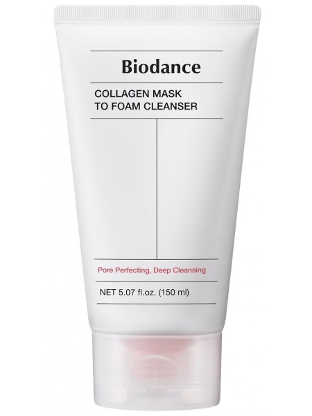 Коллагеновая маска-пенка для глубокого очищения Collagen Mask to Foam Cleanser 150 мл "Biodance"