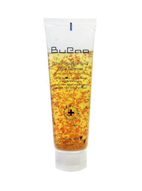 Нежнейший гель для умывания с лепестками розы Bueno Pure Moonlight Rose Floral Cleanser 80ml "Bueno"