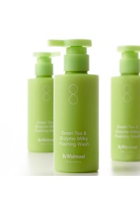 Энзимное средство для умывания с зелёным чаем Green Tea & Enzyme Milky  "By Wishtrend"