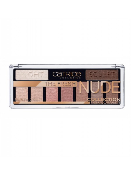 Палетка теней для век The Fresh Nude Collection Eyeshadow Palette 9 в 1 (10 г)  "Catrice"