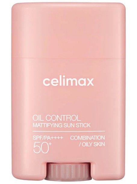 Матирующий солнцезащитный стик SPF50+ PA++++ Oil Control Mattifying Sun Stick 19 гр "CELIMAX"