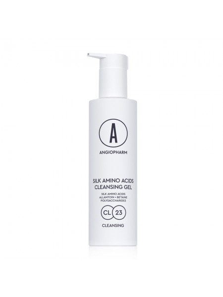 Гель для умывания с аминокислотами  Silk Amino Acid Cleansing Gel, 200 мл"Angiopharm"