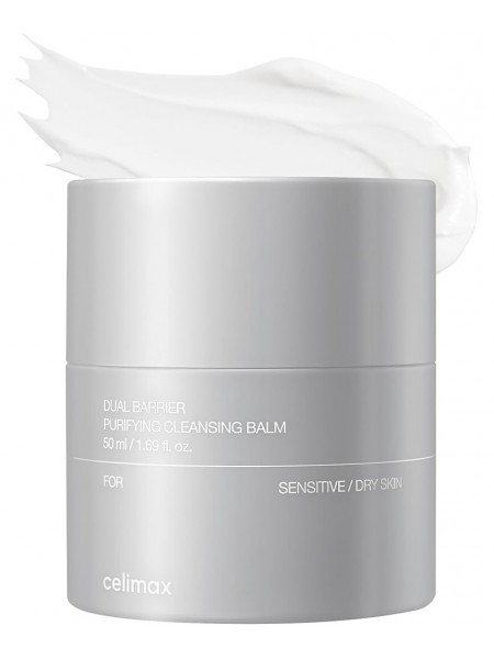 Набор гидрофильный бальзам+рефилл с церамидами Dual Barrier Purifying Cleaning Balm+Refill 50 мл*2шт. "CELIMAX"