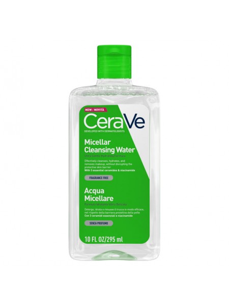 Увлажняющая очищающая мицеллярная вода 295ml "Cerave"