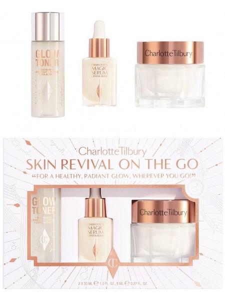 Набор по уходу за лицом Skin Revival On The Go, 30 мл+8 мл+15 мл"Charlotte Tilbury"